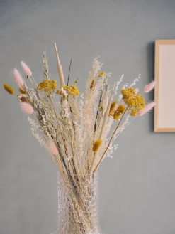 Blandede tørrede blomster