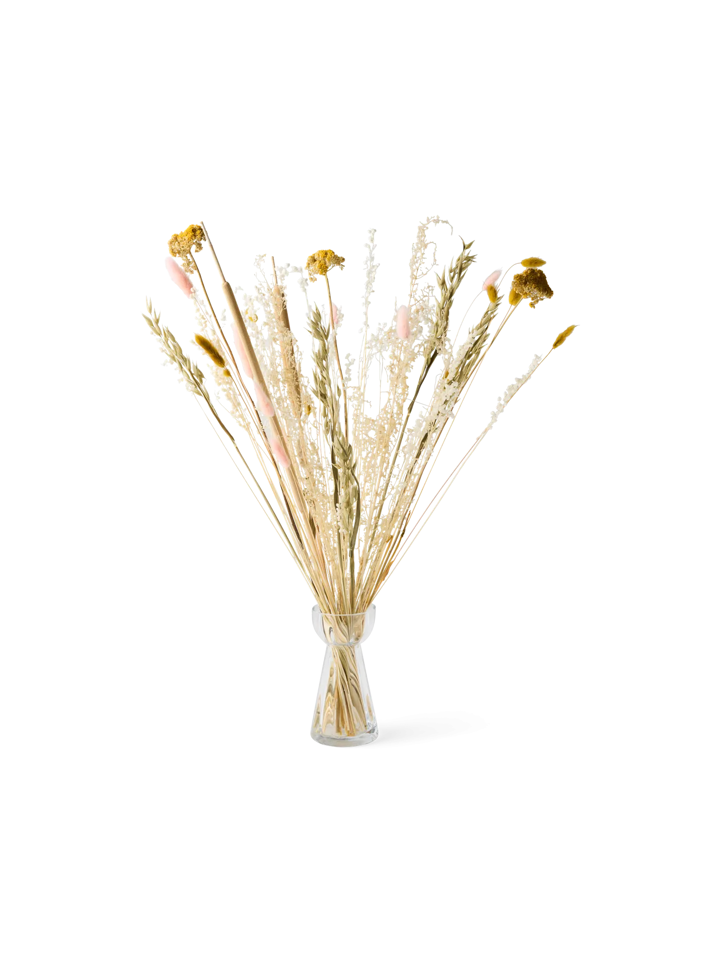Blandede tørrede blomster