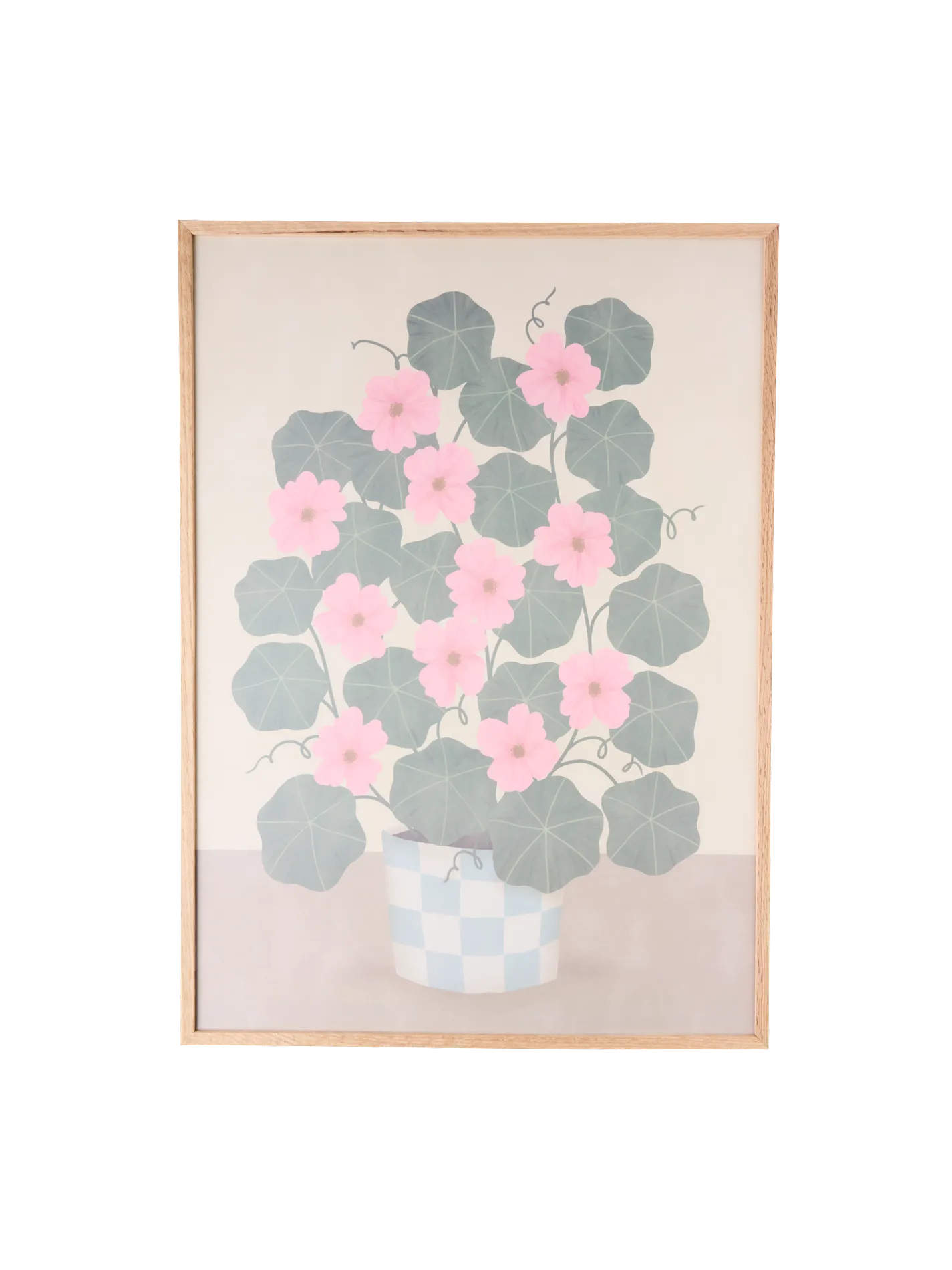 Egetræsramme 50 x 70