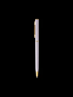Indbundet notesbog med pen