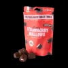 Jordbæskum med chokolade