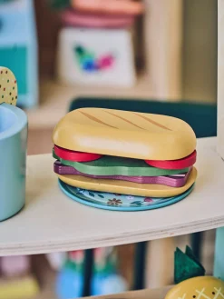 Legetøjssandwich i træ