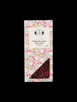 Mørk chokolade med hindbær