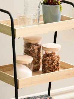 Opbevaringsglas med låg
