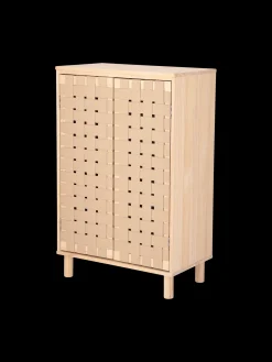 Skab med flettet design