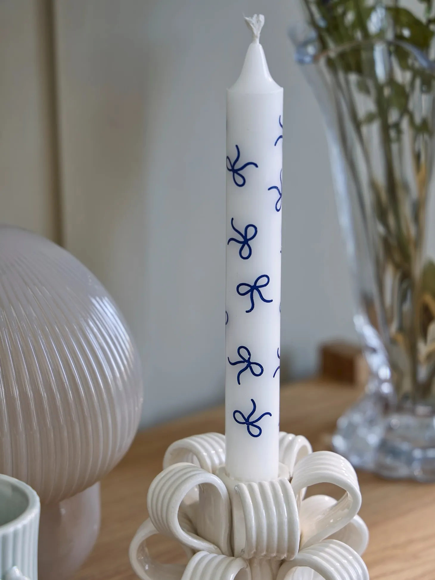 Stearinlys med design 19 cm
