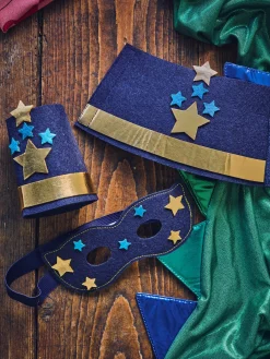Tryllekunstnermaske og -manchetter