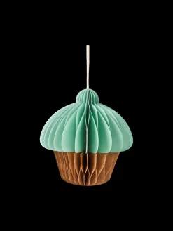 Vaffelmønstret cupcake-dekoration